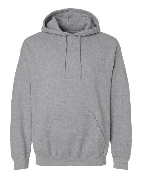 Heather grey hooded sweatshirt